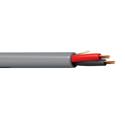 Belden 5200UE 16 AWG 2 Conductor 19x29 Stranding Bare Copper 300V Security and Commercial Audio Cable