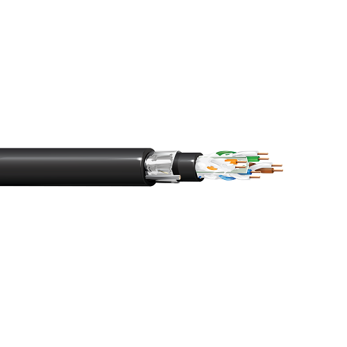 Belden 2141A 23 AWG 4 Pair Solid Bare Copper Category 6A Premise 300V Horizontal Cable