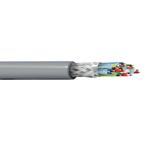 Belden 8168 24 AWG 8 Pair 7x32 Stranding Tinned Copper 300V Computer EIA RS-232/422 Cable