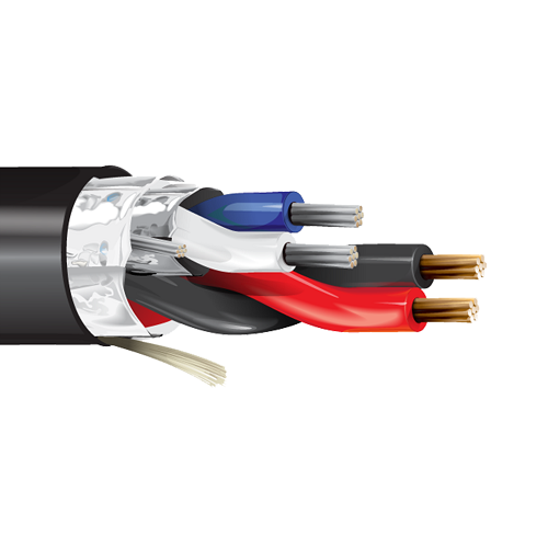 Belden 5381M1 22 AWG 1 Pair 18 AWG 2 Conductor 300V OSDP Reader Cable