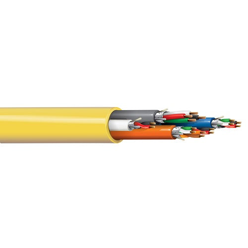 Belden 538AFJ 18 AWG 7x26 Stranding 16 AWG 19x29 Stranding Bare Copper 300V Access Control Cable