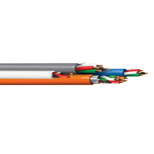 Belden 538AMS 18 AWG 7x26 Stranding 16 AWG 19x29 Stranding Bare Copper 300V Access Control Cable