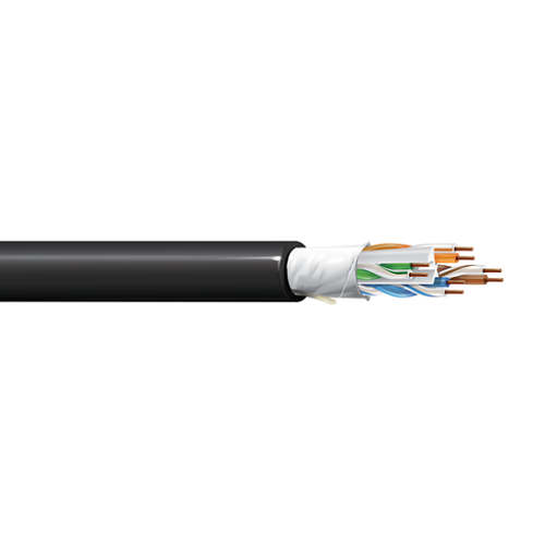 Belden IOP6AU 23 AWG 4 Pair Solid Bare Copper Category 6A Premise 300V Horizontal Cable
