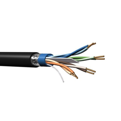 Belden 7953T 23 AWG 4 Pair Solid Bare Copper Industrial Ethernet Cat 6 300V MarineTuff Cable