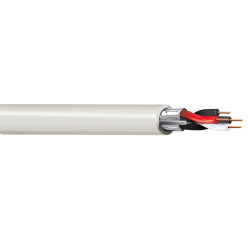 Belden 6561FE 22 AWG 2 Pair Solid Bare Copper 300V Security and Sound Cable