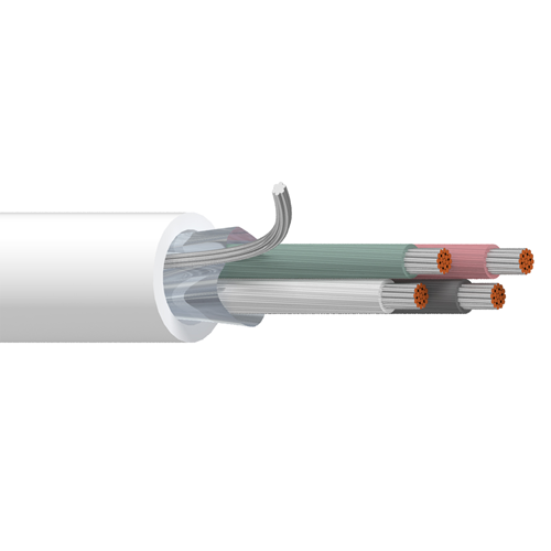 Belden 82418 18 AWG 4 Conductor 19x30 Stranding Tinned Copper 300V Electronic Cable