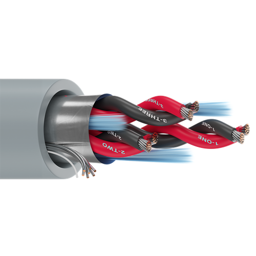 Belden 9553 18 AWG 3 Pair 19x30 Stranding Tinned Copper 300V Instrumentation PLTC Cable