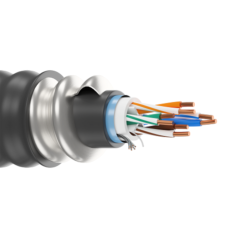 Belden 127953A 23 AWG 4 Pair Solid Bare Copper Category 6 300V DataTuff Cable
