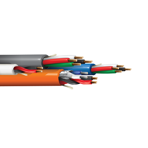 Belden 658HMS 24 AWG 7x32 Stranding 22 AWG 7x30 Stranding 18 AWG 7x26 Stranding 300V OSDP Access Control Cable