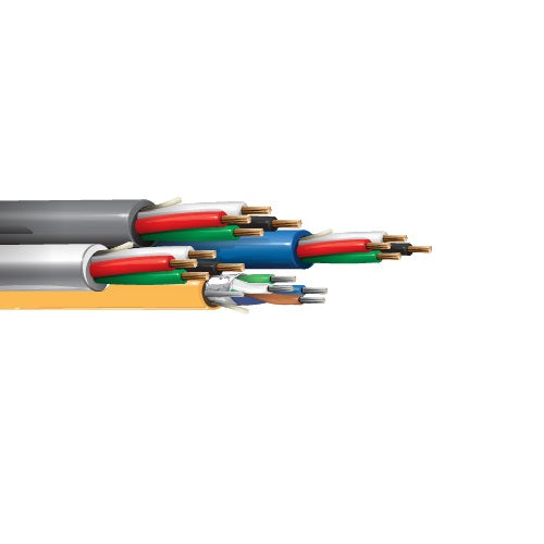 Belden 668AMD 24 AWG 7x32 Stranding 22 AWG 7x30 Stranding 18 AWG 7x26 Stranding 300V Dual OSDP Access Control Cable