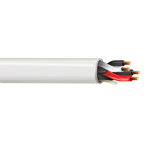 Belden 6341UE 18 AWG 2 Pair 7x26 Stranding Bare Copper 300V Security and Sound Cable