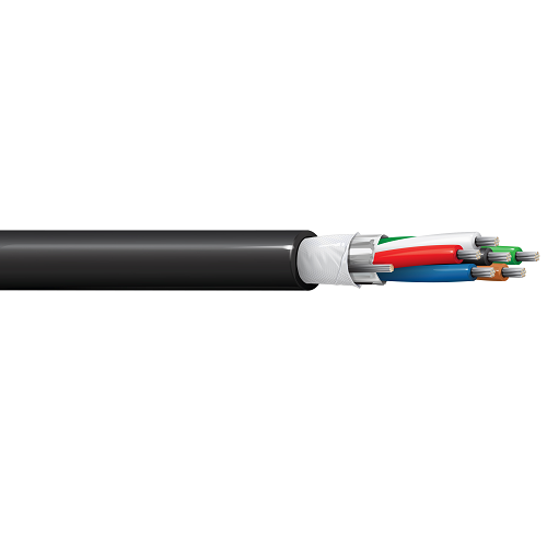 Belden 5504F1 22 AWG 6 Conductor 7x30 Stranding Tinned Copper 300V Security and Sound Cable