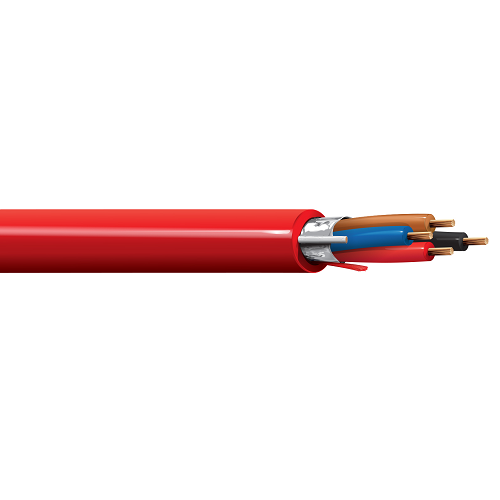 Belden 5502FL 22 AWG 4 Conductor 7x30 Stranding Bare Copper 300V Security and Sound Cable