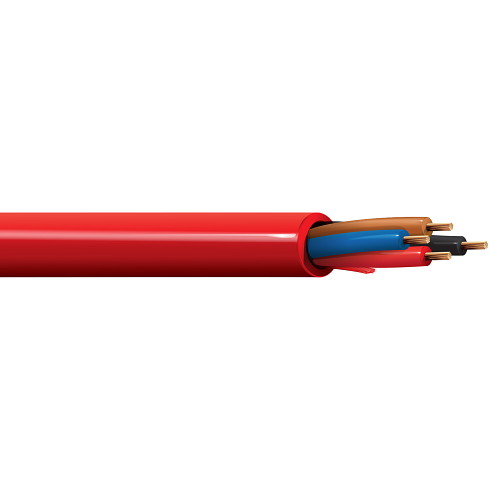 Belden 6102UL 14 AWG 4 Conductor 19x26 Stranding Bare Copper 300V Fire Alarm Cable
