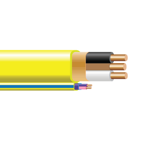12 AWG 2C NM-B-PCS DUO Control/Signal Copper Conductors 600V Yellow