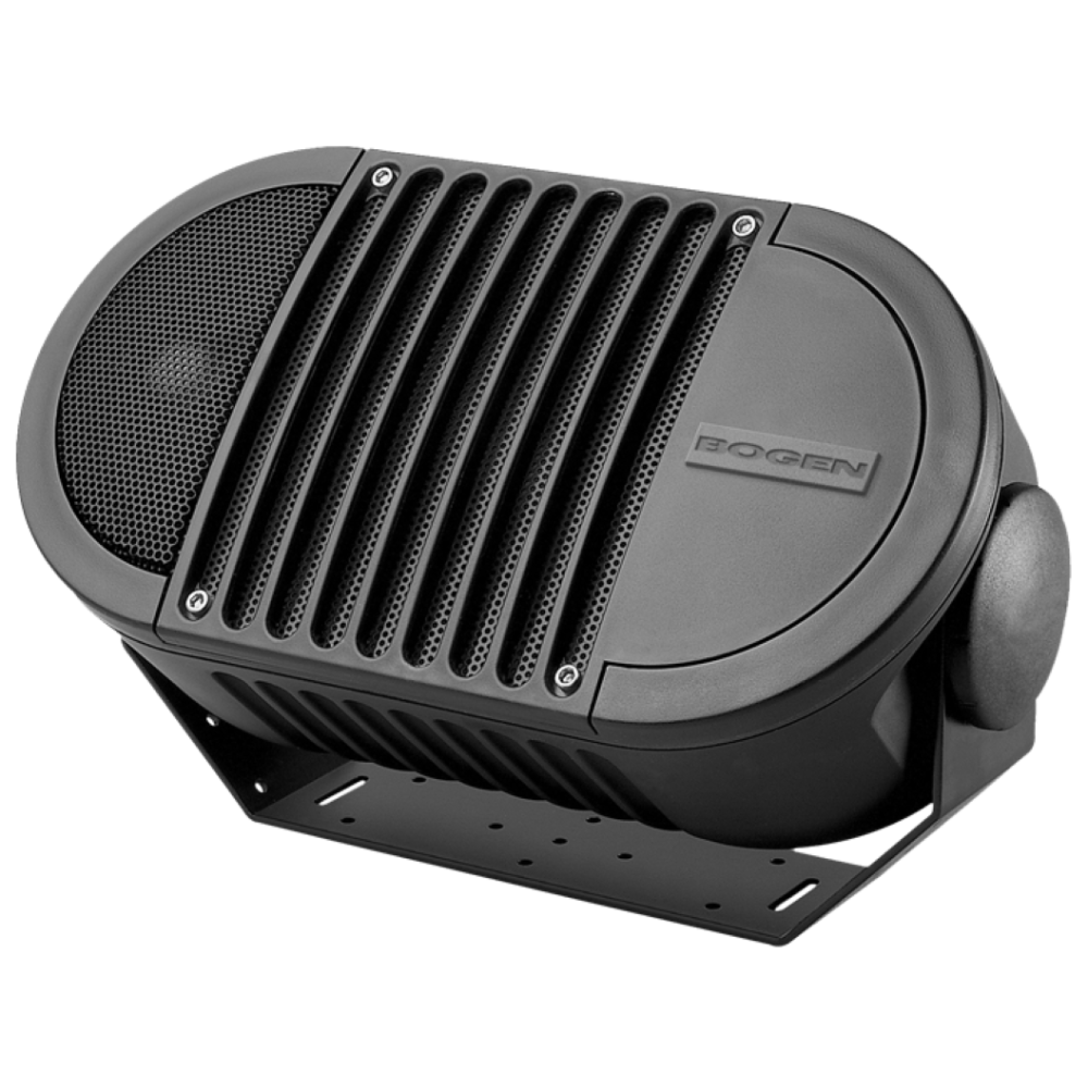 A6TBLK - Outdoor-Ready Bogen "Armadillo" Loudspeaker with Clear Audio