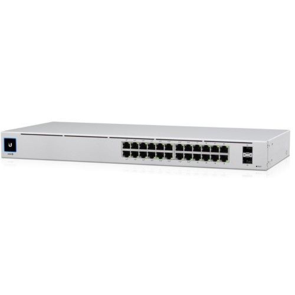 USW-24-POE - Fanless 24-Port Gigabit PoE Managed Switch for SOHO Networks