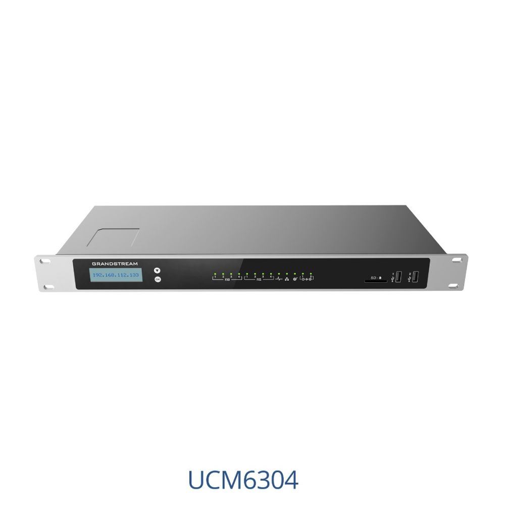 UCM6304 - Scalable IP PBX for 2000 Users & 300 Calls, PoE+ Enabled
