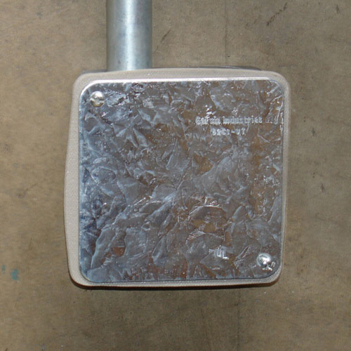 4 Inch Square Plenum Blank Cover 52C1-VT (Pack of 100)