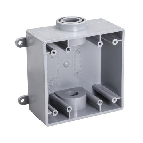 1" Weatherproof Box Two Gang FSC Type 1293 (Pack of 10)