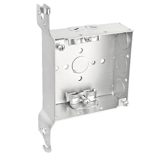 4 Inch Square Box 1-1/2 Inch Deep Non Metallic Wood Spike Bracket 52151-WBR (pack of 30)