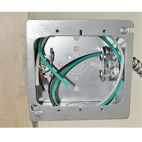 4 Inch Square Two Gang Device Ring Flat 52C20A (pack of 145)