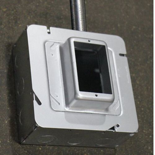 5" Square One Gang Device Ring - 3/4" Raised 5158 (Pack of 30)