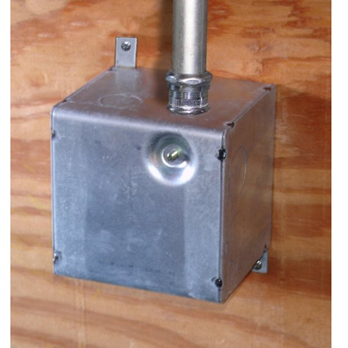 4 Inch Square Concrete Box With Mounting Tabs 3-1/2 Inch Deep Side Knockouts 52181-SPKR (pack of 15)