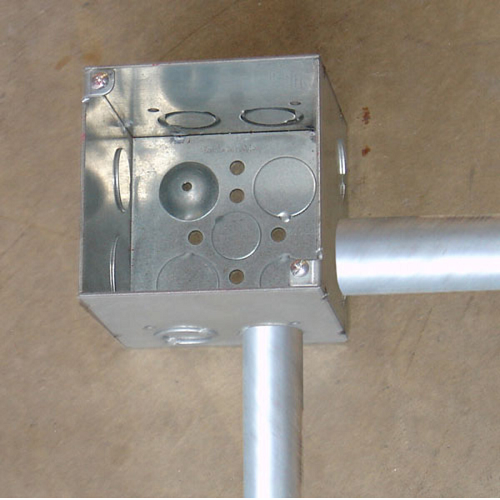 4 Inch Square Junction Box 4 Inch Deep Side Knockouts 52191-S (pack of 20)