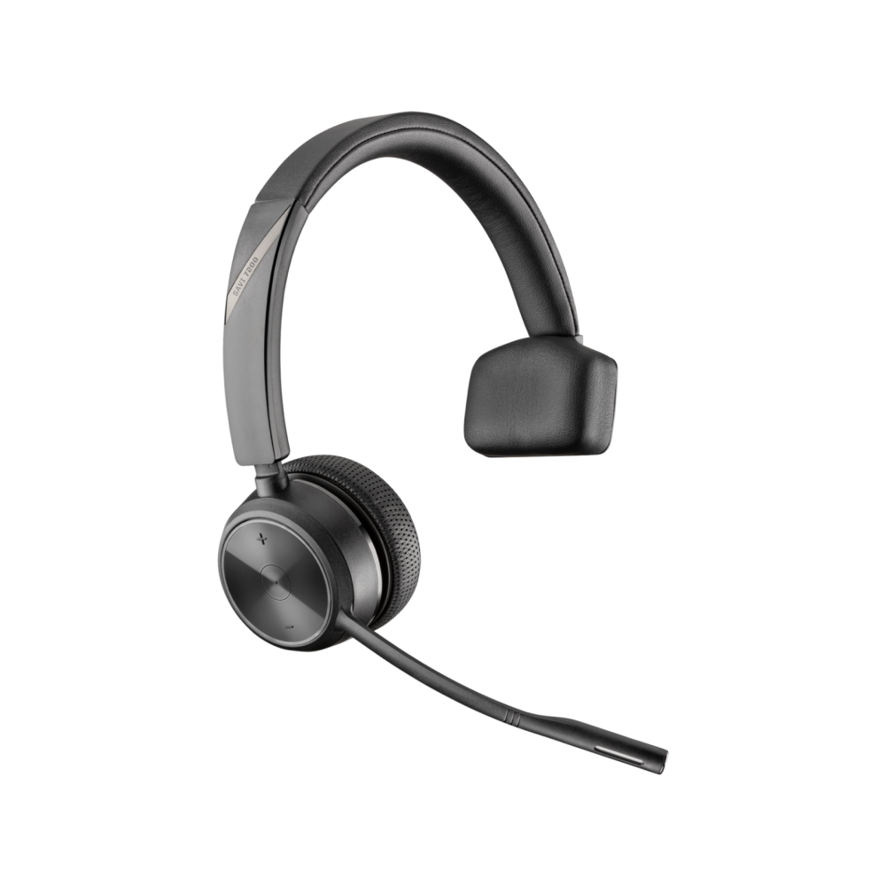 7W6D4AA#ABA - Poly Savi 7210 Mono DECT Headset, 400ft Range, 12-Hour Talk Time