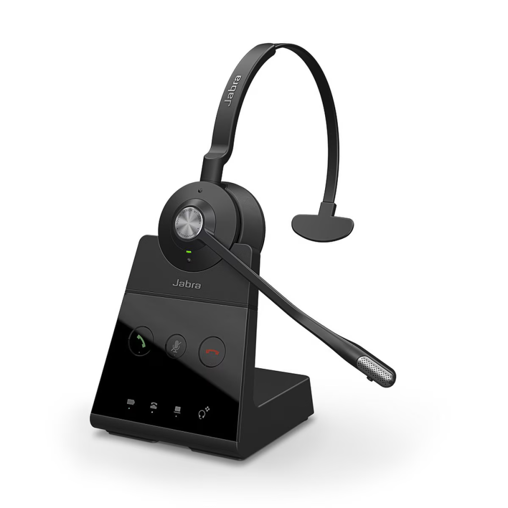 9553-553-125 - Jabra Engage 65 Mono DECT Headset with Noise Cancelling Microphone