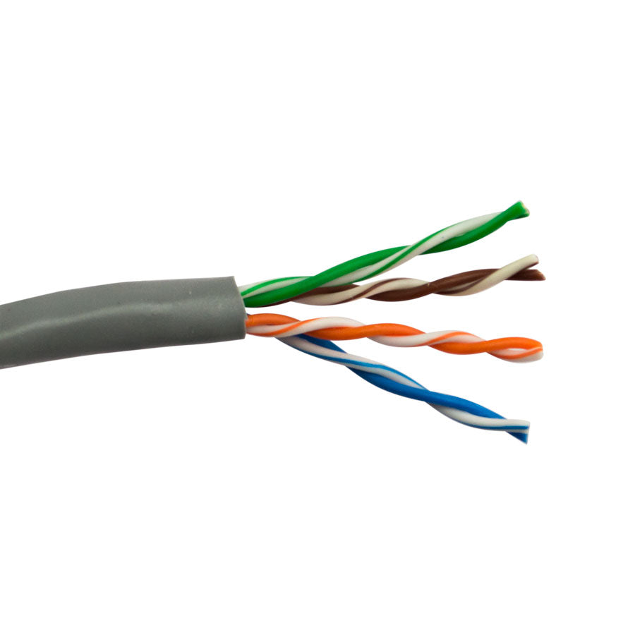 CAT5E-GRAY CAT5E 350 MHz 24 AWG SOLID BC 4PR, UTP