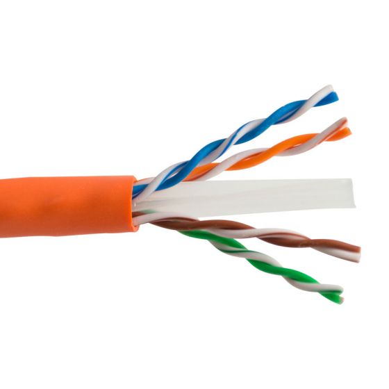CAT6A-OR CAT6A UTP- 10GBASE-T, 600MHz 23AWG SOLID BC 4PR, UTP, ANSI/TIA 568.2-D, ISO/IEC 11801 CLASS Ea, UL CMR, PVC JKT- ORANGE – 1000FT SPOOL