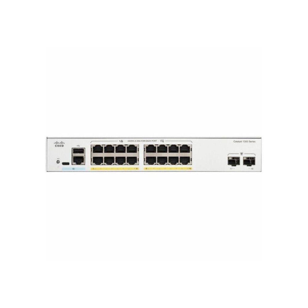 C1300-16T-2G - 16-Port Gigabit Ethernet Switch for Small to Medium Networks
