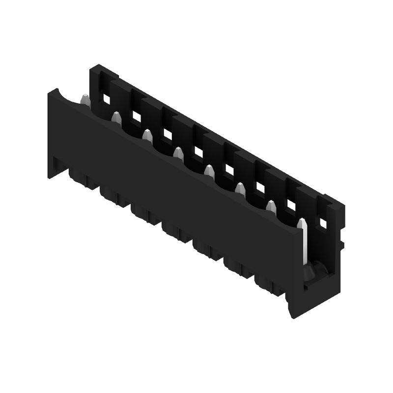 1775664001 - 8-Pole Black PCB Header Connector, 180° Angle, 1.5mm Pins (Pack of 250)