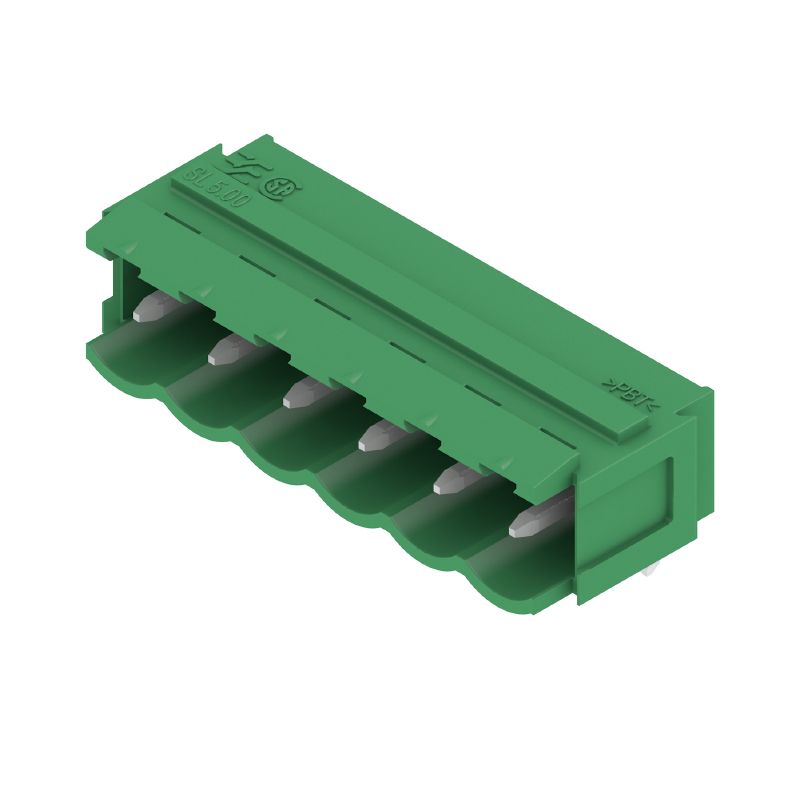 1647600000 - 5.00mm 6-Pole Male PCB Connector with Dovetails (Pack of 50)