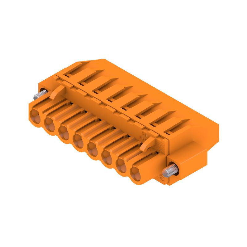 1950370000 - 5.08mm Female PCB Connector with 8 Poles and Clamping Yoke (Pack of 36)