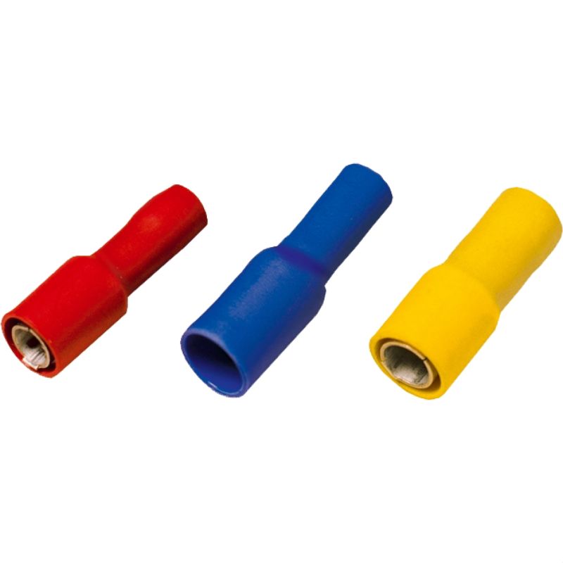 1491990000 - Blue Insulated PVC Cable Connector, 1.5mm² to 2.5mm² (Pack of 100)