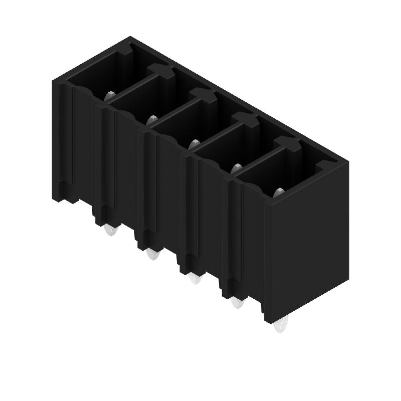 1863010000 - 5-Pole 3.81mm PCB Connector - Tinned Black Finish (Pack of 50)