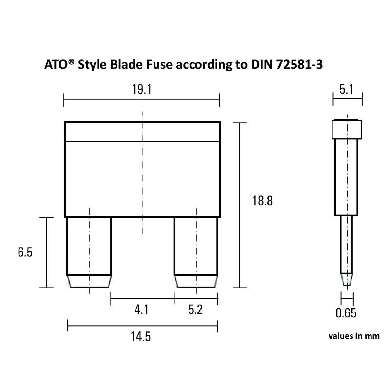 1814700000 - Black 6mm² Tension-Clamp Direct Mount Connection (Pack of 25)