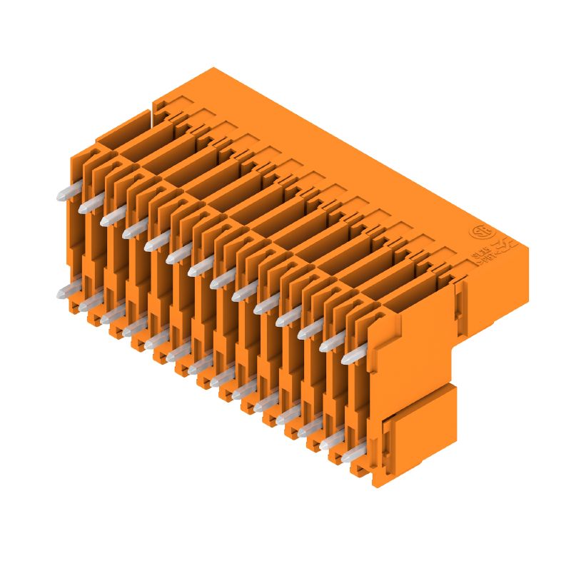 1641170000 - 28-Pole 3.50mm PCB Header Connector at 180° Angle (Pack of 10)