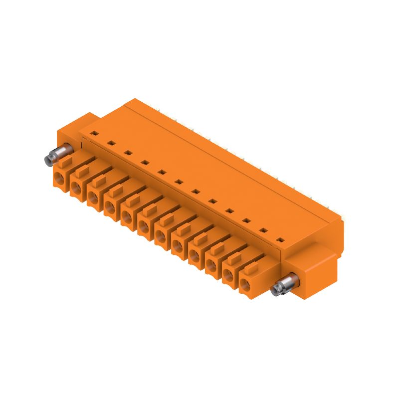 1970650000 - 3.81mm Female PCB Connector with 12 Poles & Push-In Design (Pack of 50)