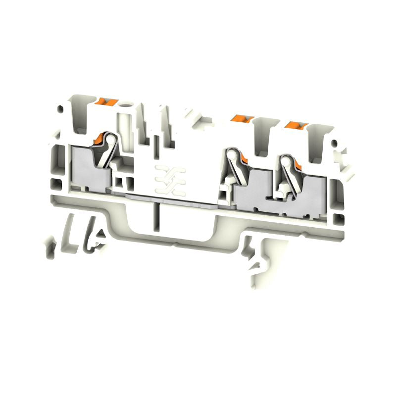1521890000 - A3C 2.5 WT 2.5mm² Feed-Through Terminal, 800V, 24A (Pack of 100)