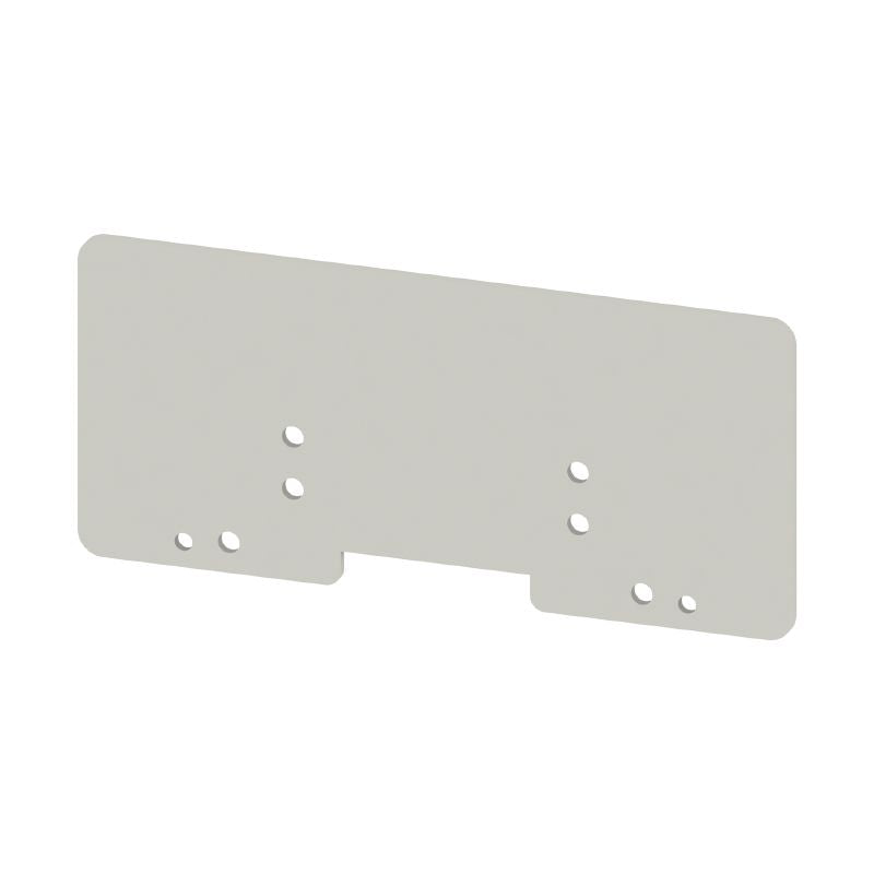1067100000 - Grey 2mm Partition Plate with Screw Terminals (Pack of 10)