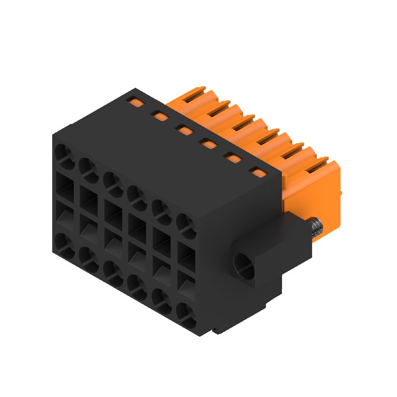 1944700000 - 3.50mm 12-Pole PCB Female Connector, 180° Tension-Clamp (Pack of 66)