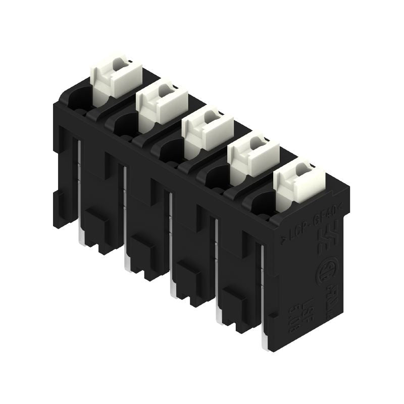 1870240000 - 5-Pole Black PCB Terminal 5.08mm Pitch, 180° Angle (Pack of 22)