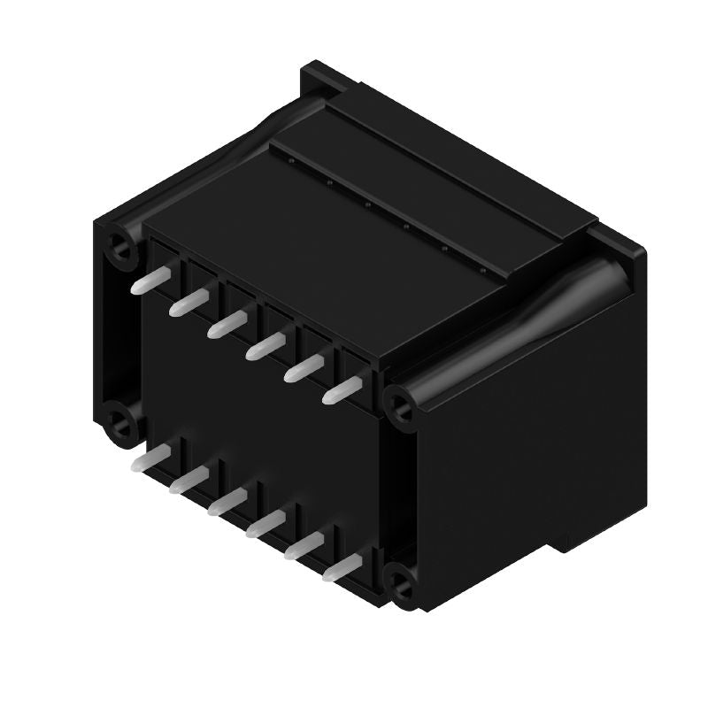 1030830000 - 3.81mm Male Header PCB Connector, 12 Poles, Tinned Black Finish (Pack of 36)
