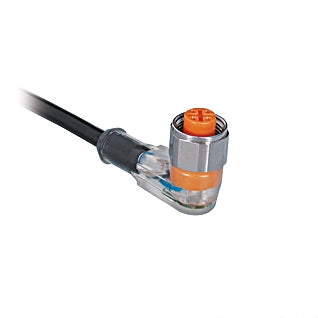 ZAS02V602 - M12 4-Pin Angled Connection Line, IP69K Protection