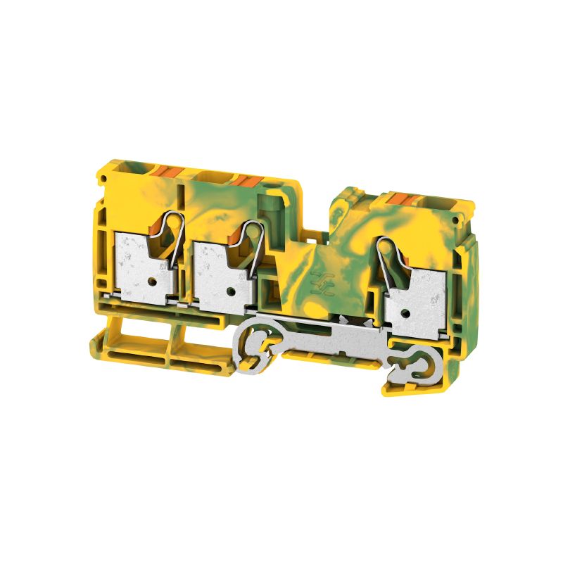 2490590000 - 10mm² PE Terminal, Push-In Design for 1000V Applications (Pack of 25)