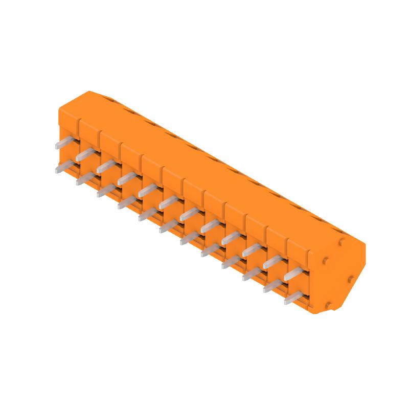 1914090000 - 12-Pole Terminal Block, 135° Angle, 3.5mm Solder Pin (Pack of 100)